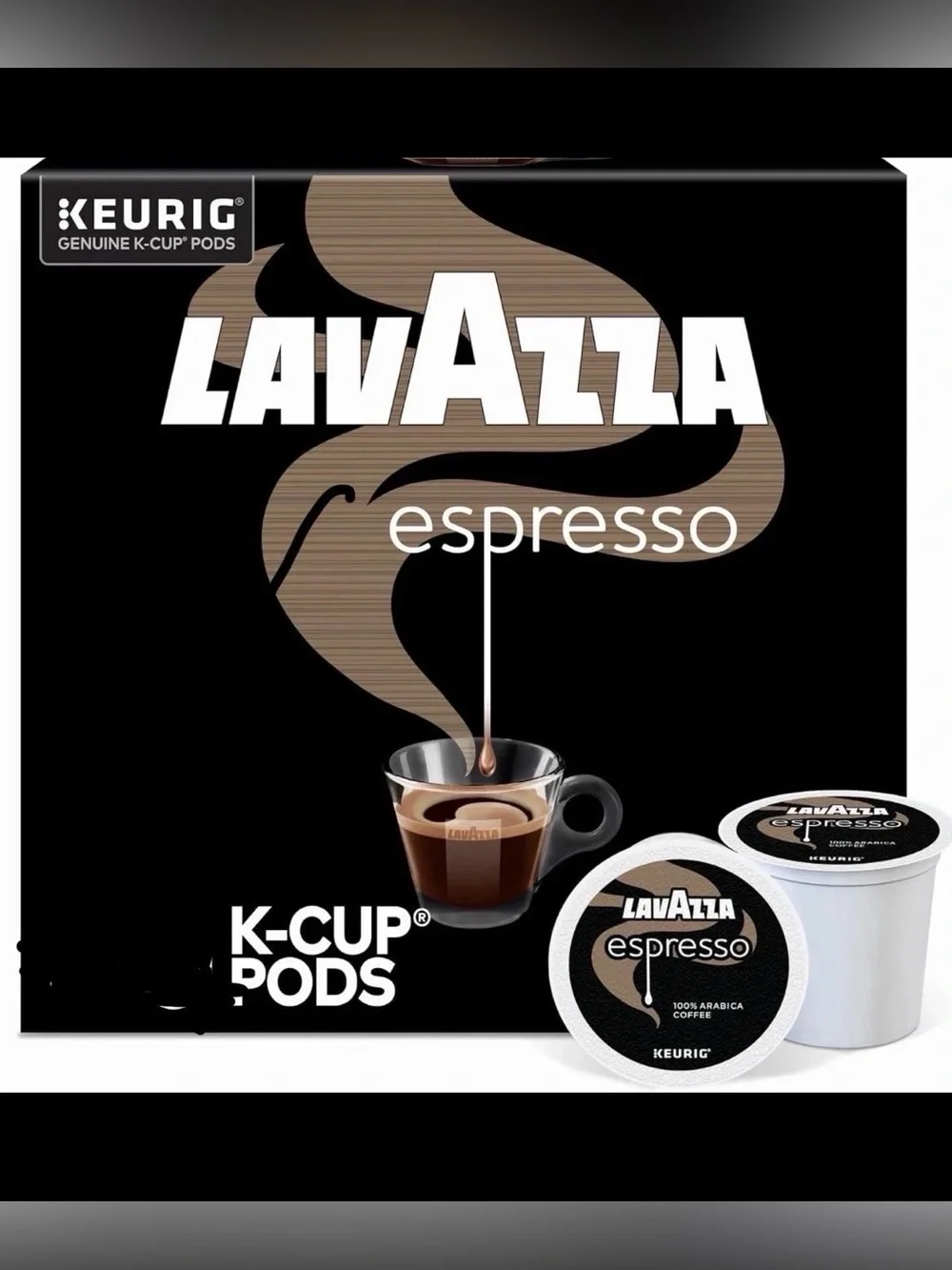 Lavazza Espresso Medium Roast Coffee K-Cup Pods 80 Count